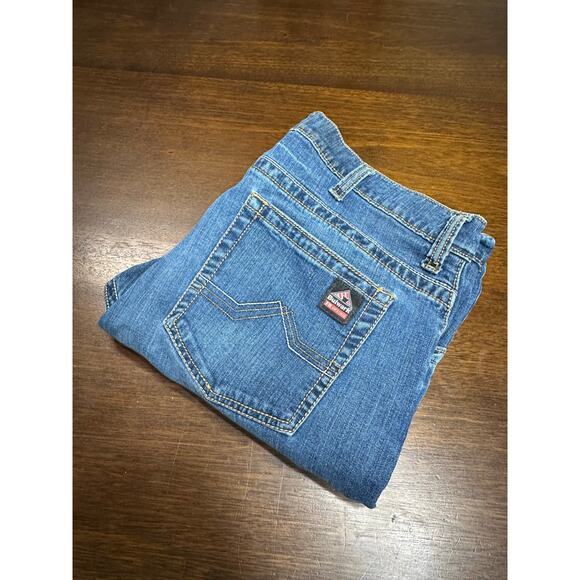 Bulwark FR Boot Cut Jeans Men 38x32 Workwear Flame Resistant CAT2 Cowboy Western - Picture 1 of 11
